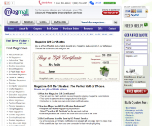 The Utilization of Gift Certificates from an E-Commerce Perspective