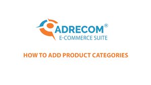 How to Add Product Categories