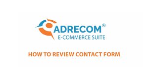 How to Review Contact Form 
