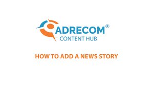 How To Add a News Story