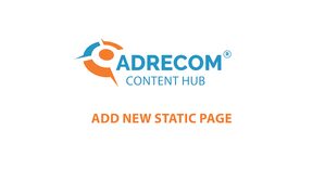 How to Add Static Pages